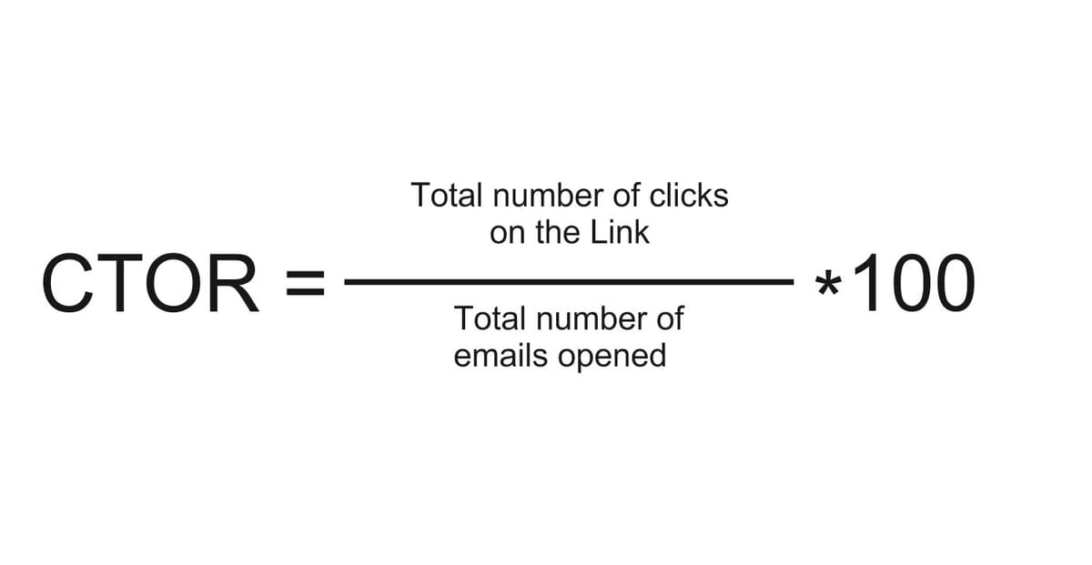 Email Click-To-Open Rate (CTOR) Calculator